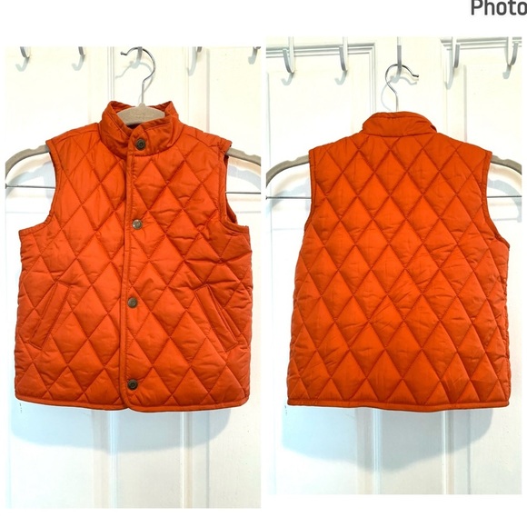Janie and Jack Other - Janie and Jack quilted puffer vest jacket mock neck outerwear kids toddler 2T